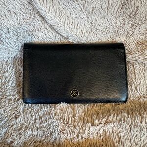 Chanel Black‎ Leather Wallet
